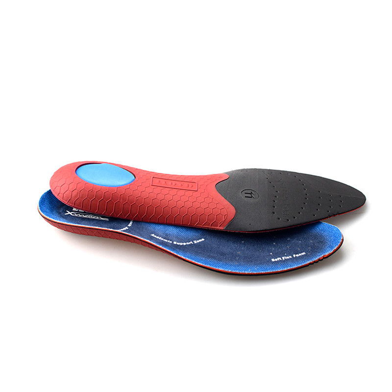 Hög kvalitet Anpassning av Shock Absorption Eva Arch Support Flat Feet Orthopadic Insoles